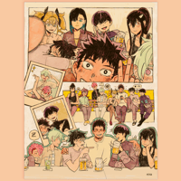 Kaiju no 8: Drinking - Family Print