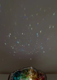 Image 2 of Custom Rainbow Geode