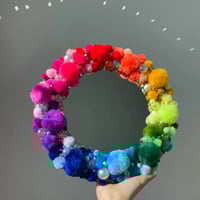 Image 5 of Fluffy Rainbow Mirror