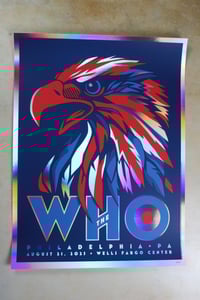 Image 1 of The Who - 8/21/25 - Wells Fargo Center - Philadelphia, PA - Rainbow Foil