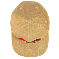 Image 5 of CHEECH AND CHONG SILHOUETTE TAN SNAPBACK WOVEN HEMP HAT