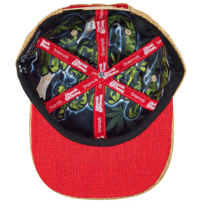 Image 2 of CHEECH AND CHONG SILHOUETTE TAN SNAPBACK WOVEN HEMP HAT