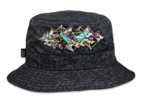 Image 2 of NICKO SWISS TRIP REVERSABLE BUCKET HAT L/XL