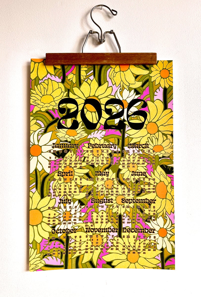 2026 wall calendar-13 x 19 poster-Sunflowers | MBMB
