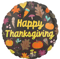 Thanksgiving Give Thanks Foil Balloon