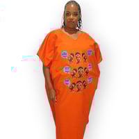 Image 1 of Multi Affirmations Orange Muumuu