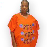Image 2 of Multi Affirmations Orange Muumuu