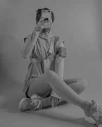 MONOGURUI poncho-oversuit: (ENNUI IS VERY BORING: ENNUI IS VERY EXCITING)