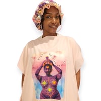 Image 2 of Higher Version of Self Multicolor w Matching Reversible Bonnet 