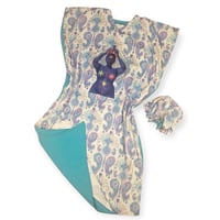 Image 4 of Multicolor-I Am Resilient Muumuu Purple/Blue 