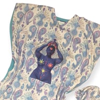 Image 5 of Multicolor-I Am Resilient Muumuu Purple/Blue 