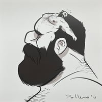 Image 1 of Print ‘The Bear´s mind’ signed