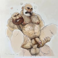 Image 1 of Print “ Weightlifter lovers” signed