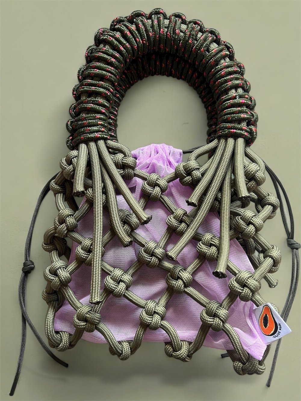 Image of Sunshine Bag: Army Green x Purple