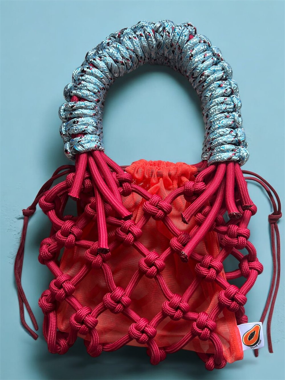 Image of Sunshine Bag: Dark red x Baby Blue
