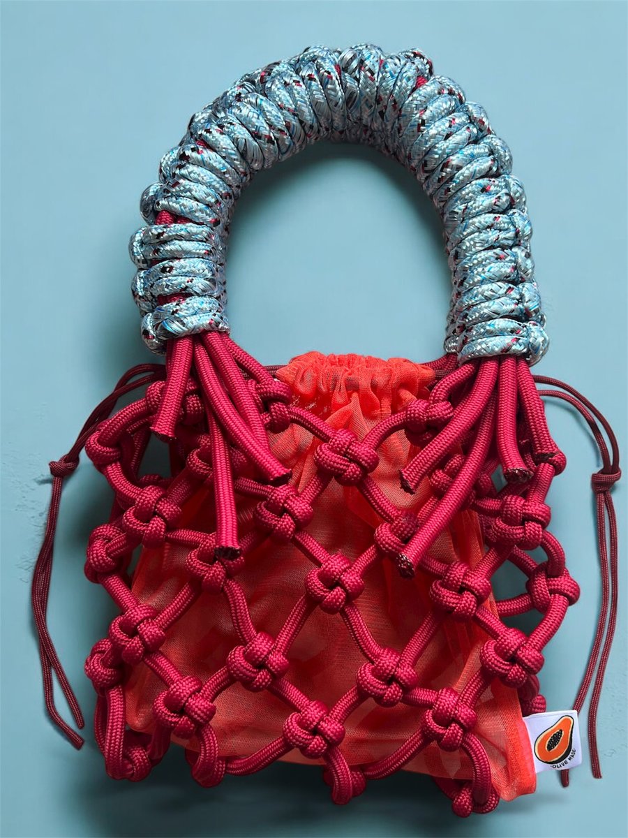 Image of Sunshine Bag: Dark red x Baby Blue