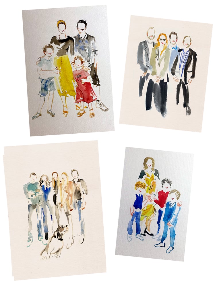 Image of Tiny Painting – GROUP / FAMILY –