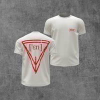 (VERY LIMITED) Emblem + Pocket Logo -  T-Shirt White/Red (DISCOUNTED PRICE)