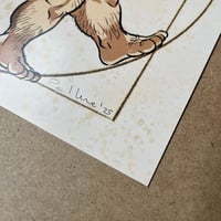 Image 3 of Print ‘vitrubear man” signed