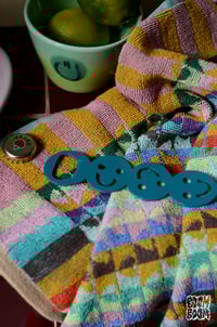 Image 2 of Décapsuleur smiley turquoise