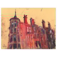 Image 1 of Hyndland Tenement - Fine Art Giclee Print
