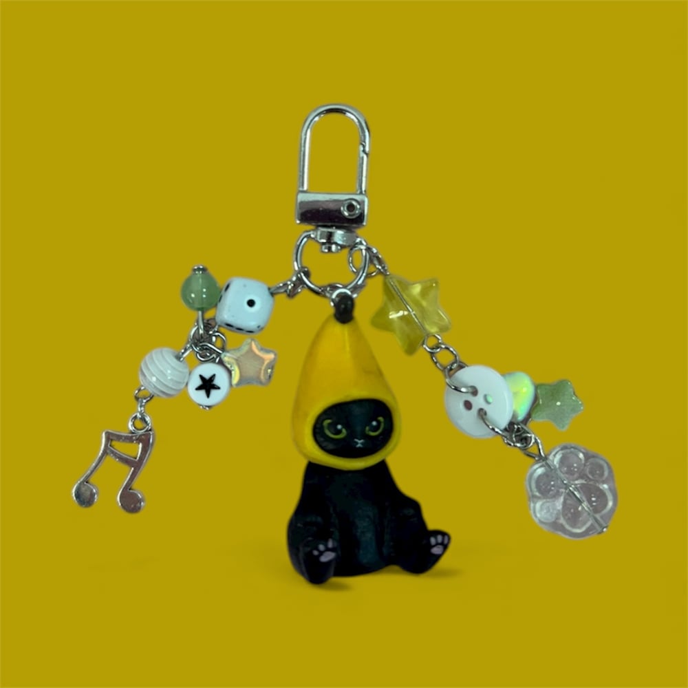Image of Mofusand Charm Keyring 🐱