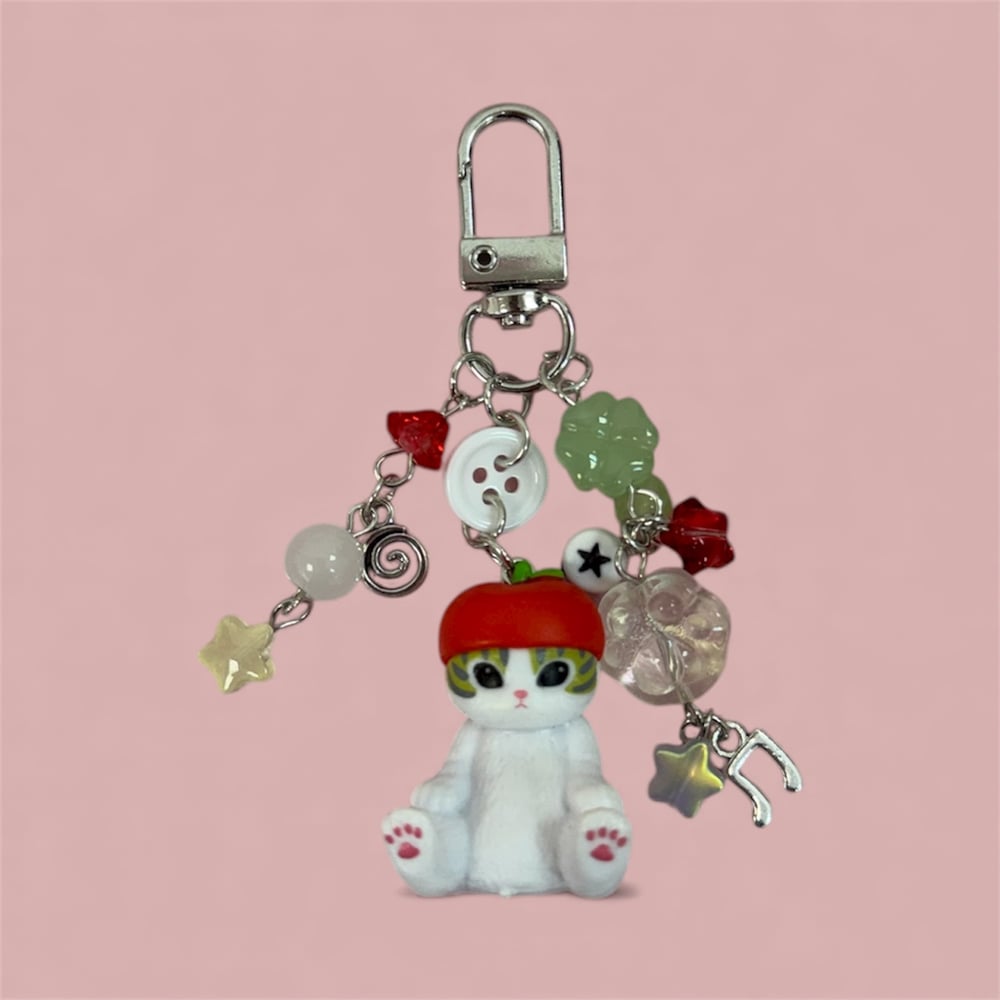 Image of Mofusand Charm Keyring 🐱