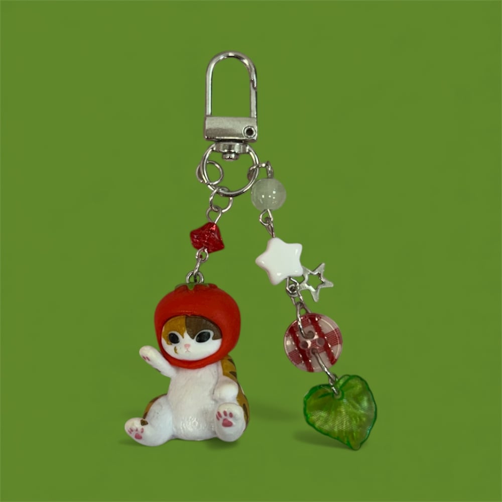 Image of Mofusand Charm Keyring 🐱