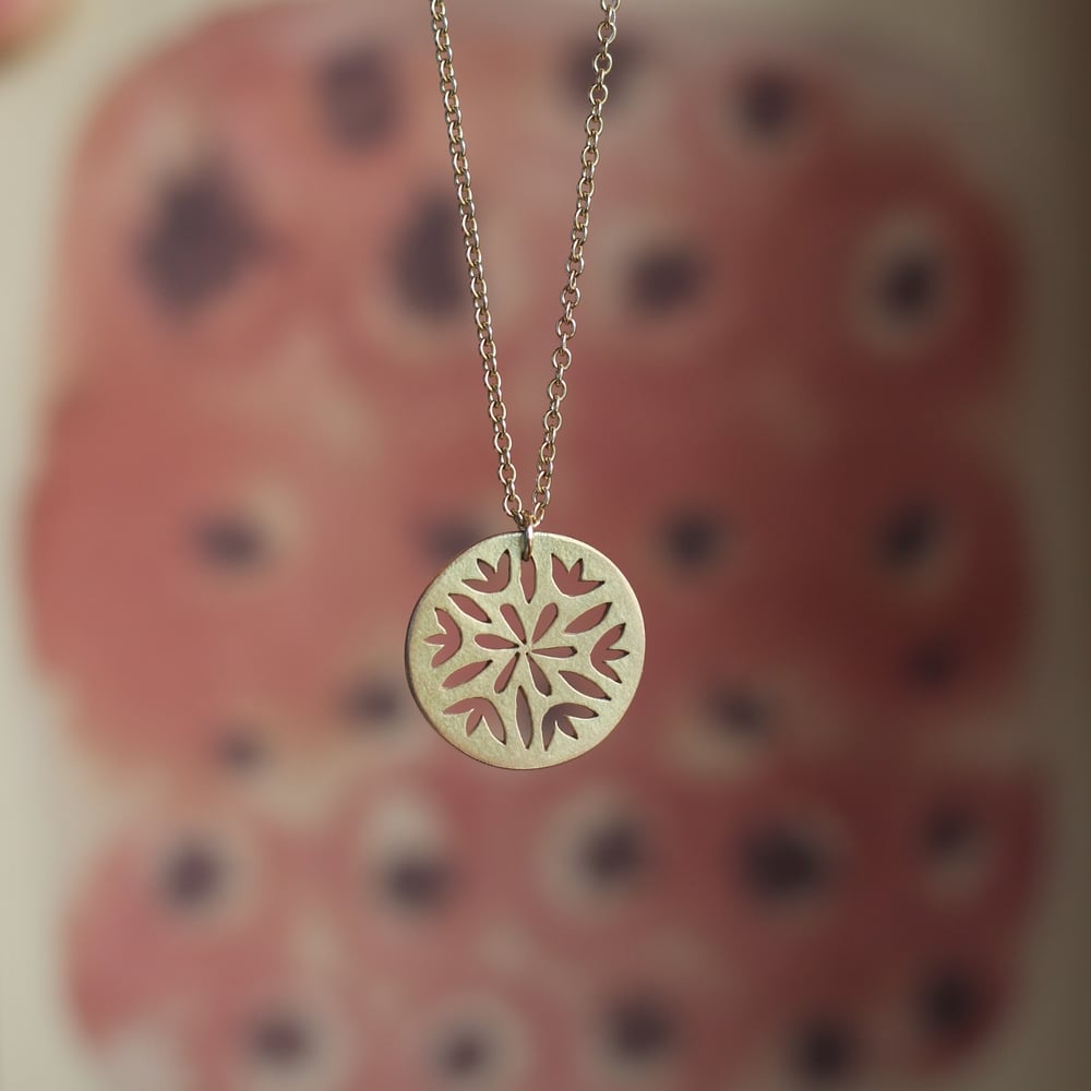 Image of Little Sol necklace 9ct Gold 