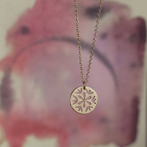 Image of Mini Sol necklace 9ct Gold