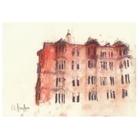 Image 1 of Dowanhill Tenement - Fine Art Giclee Print