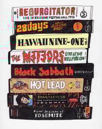VARIOUS VHS PRINT A3