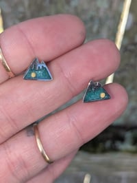 Image 1 of Turquoise Mountain and Mustard Seed Studs