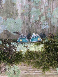 Image 2 of Turquoise Mountain and Mustard Seed Studs
