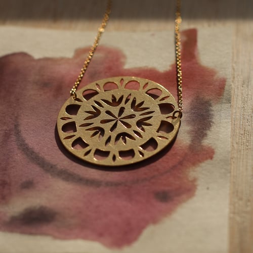 Image of Classic Golden Sol Necklace 