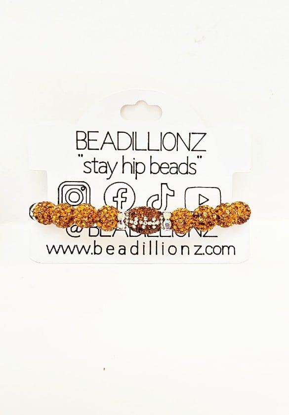 Image of Beadillionz inspired theme sports Saints Dat nation 