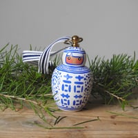 Image 1 of double happiness girl bauble