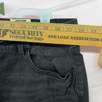 Image 3 of Time and Tru Women's High Rise Straight Leg Crop Jeans in size 18 black