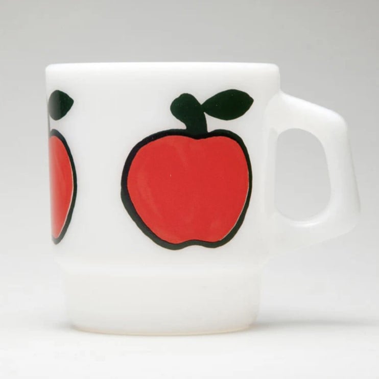 Image of Fire King Stacking Mug Set - Fruit