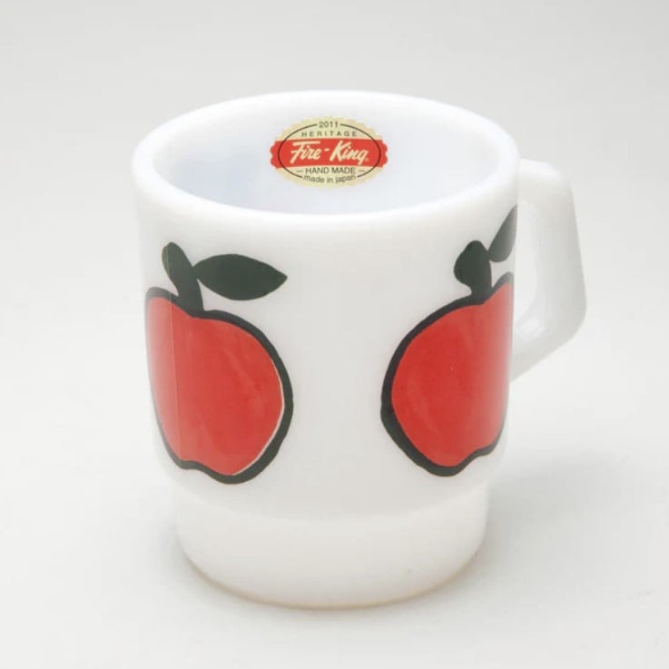 Image of Fire King Stacking Mug Set - Fruit