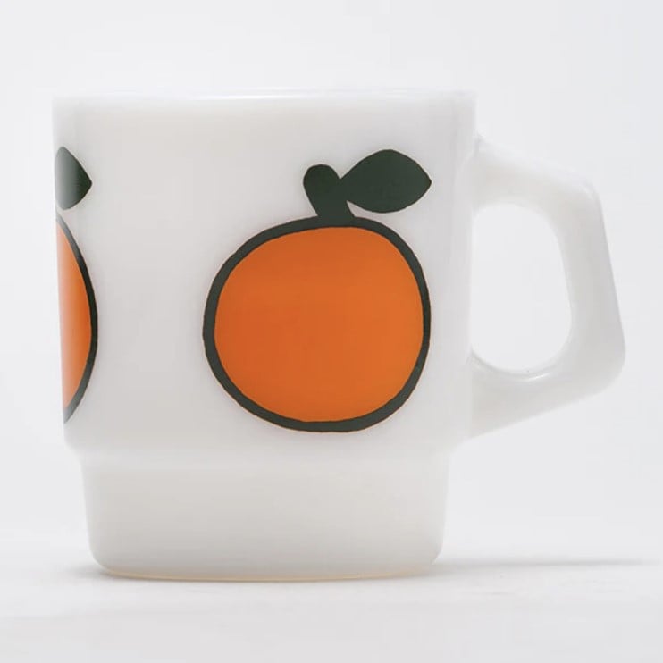 Image of Fire King Stacking Mug Set - Fruit