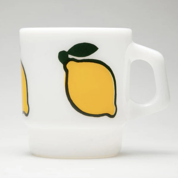 Image of Fire King Stacking Mug Set - Fruit