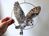 Image 3 of Hoop With Barn Owl