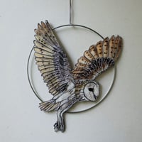 Image 1 of Hoop With Barn Owl