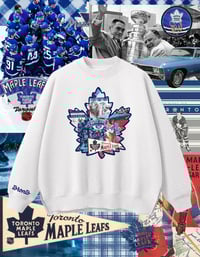 Image 1 of Retro Maple Leafs Crewneck