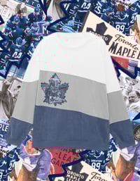 Image 2 of Colourblock Toronto Maple Leafs Sweater