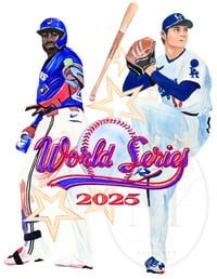 Image 3 of Vladdy x Shohei 2025 World Series Soft Cotton Tee