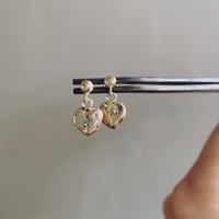 Image 3 of Treasure heart earrings