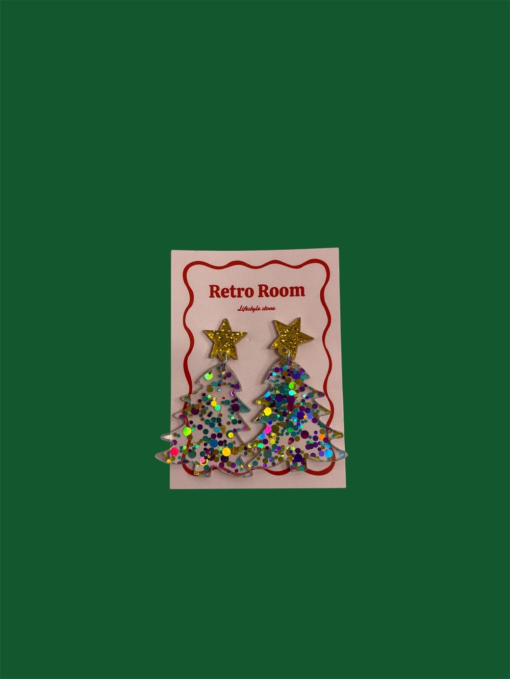 Image of Christmas Acrylic Earrings 🎄