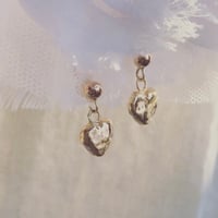Image 4 of Treasure heart earrings